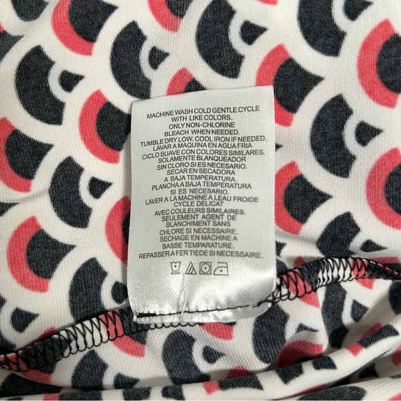 2 for$15 Jones New York White and Red Button Down Shirt with Notched Collar - Picture 7 of 12